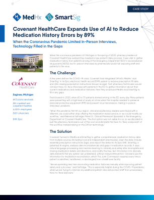 Covenant HealthCare 扩大 AI 的使用范围以减少...